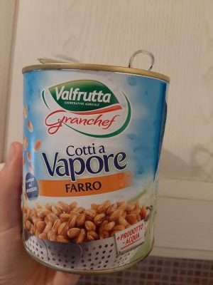 Farro cotto al vapore