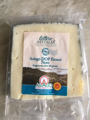 Asiago DOP fresco nero