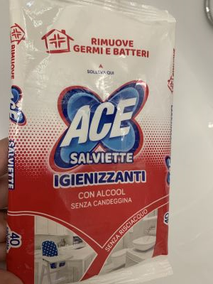 Ace salviette igienizzanti
