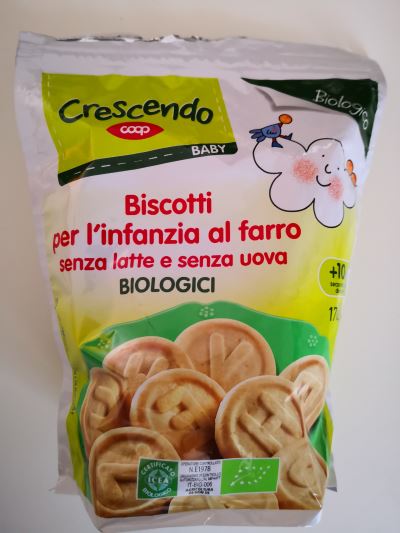 Biscottini per l'infanzia al farro