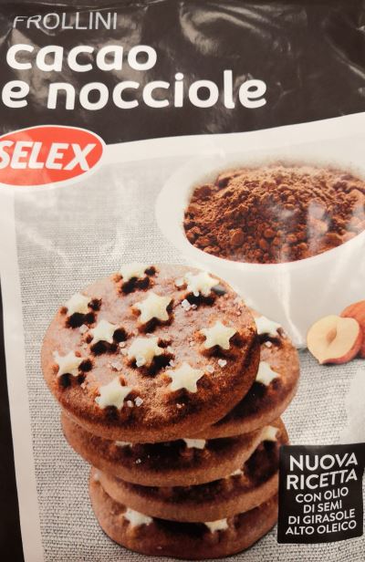 Frollini cacao e nocciole 