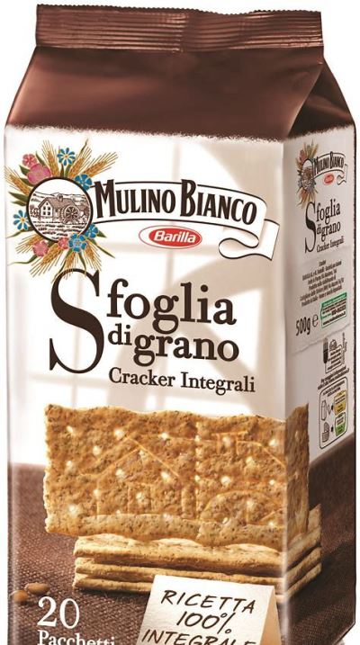 Sfoglia di grano cracker integrali